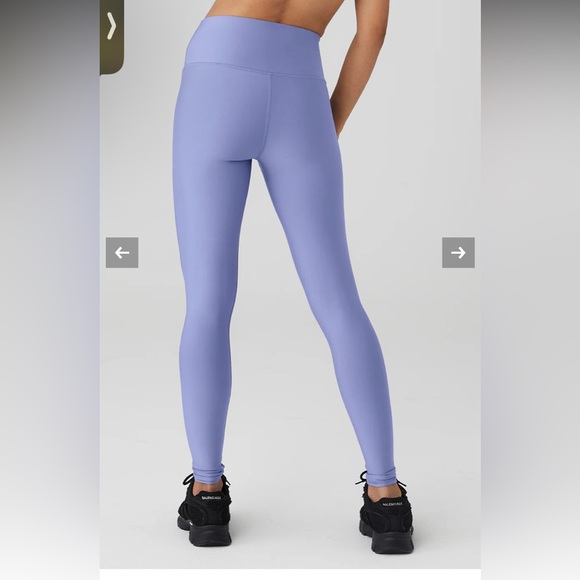 EUC ALO Yoga HIGH-WAIST AIRLIFT LEGGING - INFINITY BLUE Leggings Size Small - Picture 8 of 11